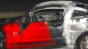 Woman Escapes Charred Shelby GT500
