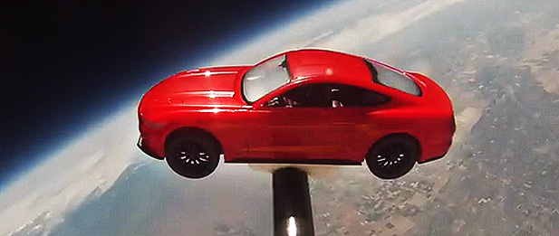 New Mustang Takes a Trip to Space