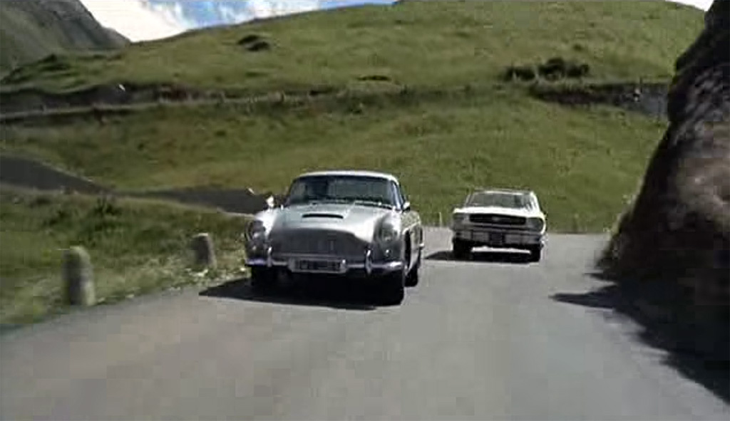 Mustangs in the Movies Goldfinger Home