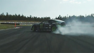 Vaughn Gittin Jr. Slays his Mustang RTR’s Tires in Norway