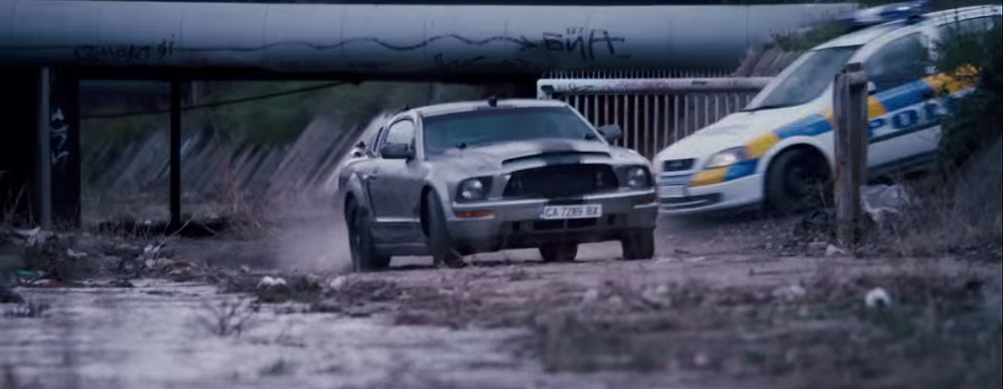 2008 Ford Mustang Shelby GT 500 Super Snake in GETAWAY Chase Scene