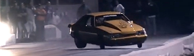 Drag Racing Mustang Fox Body Out of Control Featured