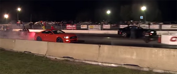 New EcoBoost Mustang gets beaten by S-197 V6 on drag strip
