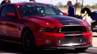 2013 Mustang Cobra Hits 217 mph at Texas Mile