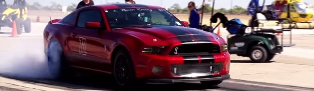 2013 Mustang Cobra Hits 217 mph at Texas Mile