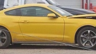 Wrecked New Mustang is Painful to See