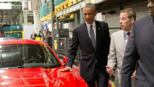 President Obama Eyes New Red Mustang