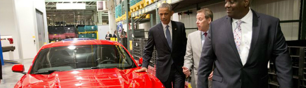 President Obama Eyes New Red Mustang