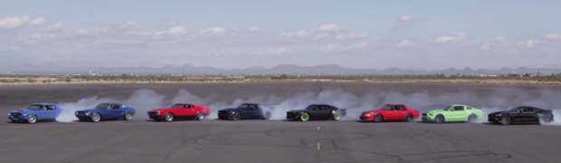 Ford Brings Together 50 Years of Drifting and Hooning Mustangs