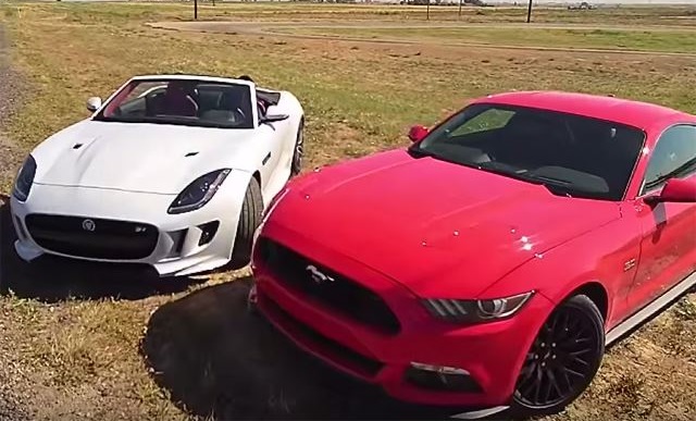 Mustang GT Paired Against Jaguar F-Type R in Comparison Video