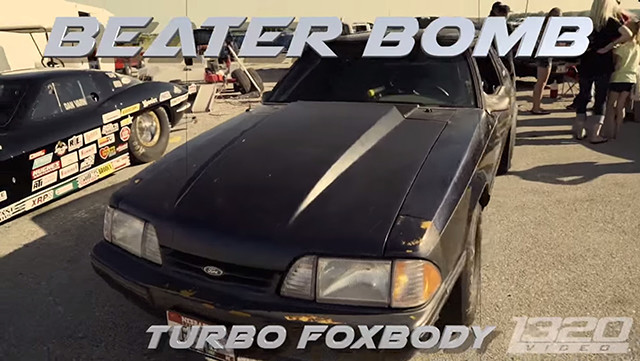 Beater Mustang Destroys All Comers at Drag Strip