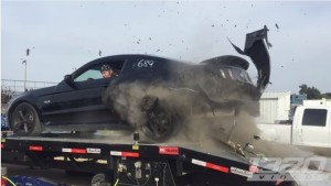 Mustang Shreds Tire on Dyno