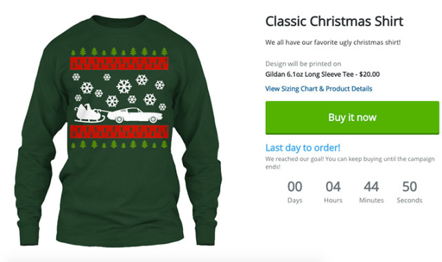 Mustang Holiday Shirts Give You All the Ugly, None of the Itch