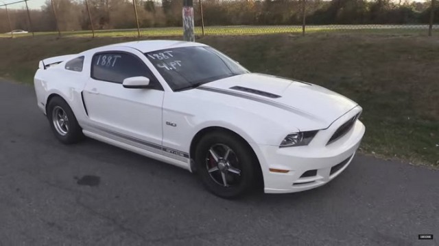 Small-Tire Twin-Turbo Mustang Takes on Chevy’s Finest