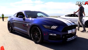 Shelby GT350 Takes On a Supercharged Mustang GT