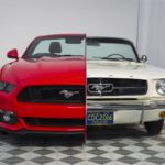 1965 Mustang Merged to 2015 Celebrates 50 Years of Innovation