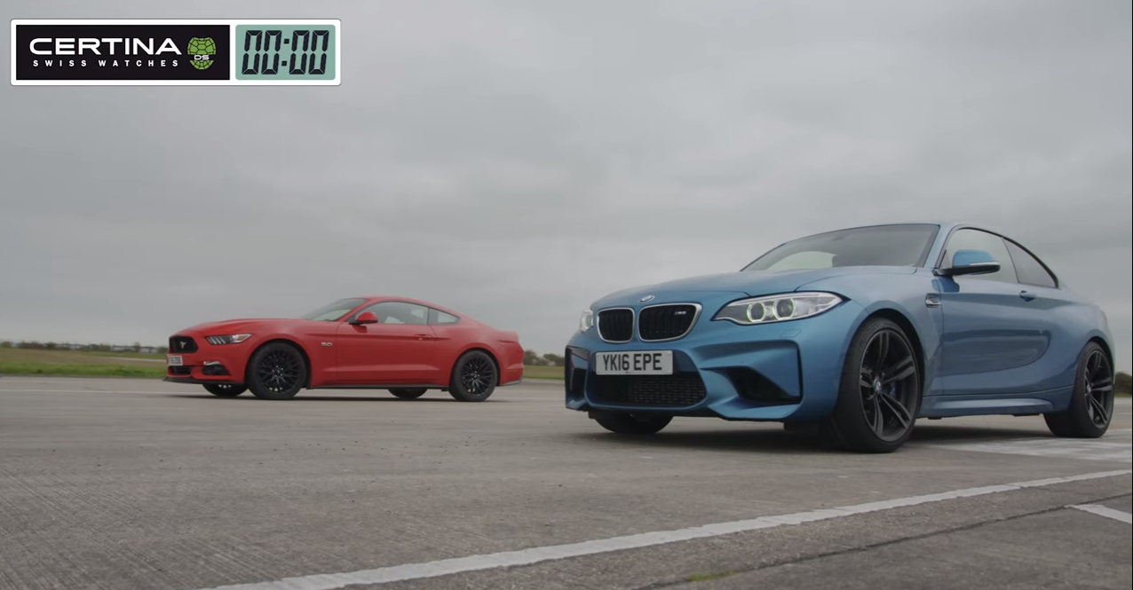 Ford Mustang 5.0 GT vs BMW M2