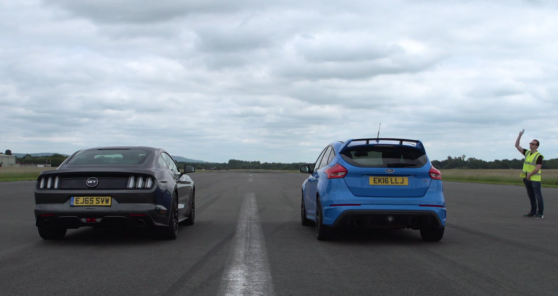 Battle of the Fords: Mustang V8 Versus Focus RS
