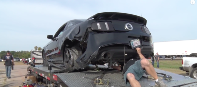 Throwback Thursday: Mustang Blows Tire Dynoing at 150 MPH!