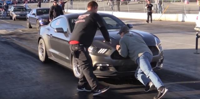 Watch a Powerful EcoBoost Mustang Die at the Drag Strip