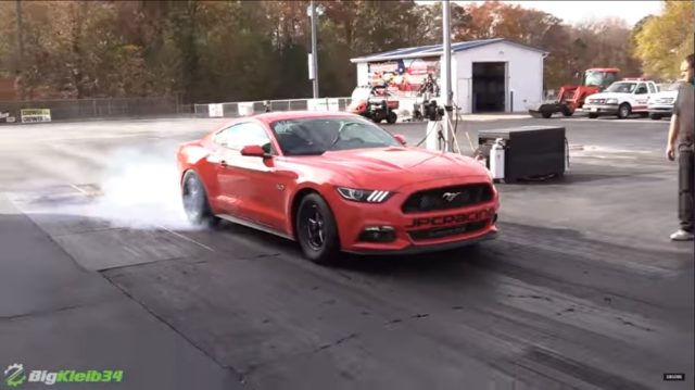 Big Turbo S550 Mustang Rips the Strip