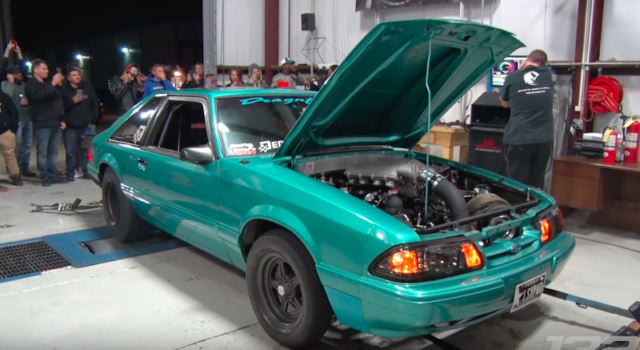 DragNFly Mustang Gets Huge Single Turbo Setup