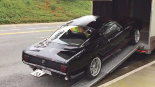 This Mustang Trailer Crash Will Wreck You