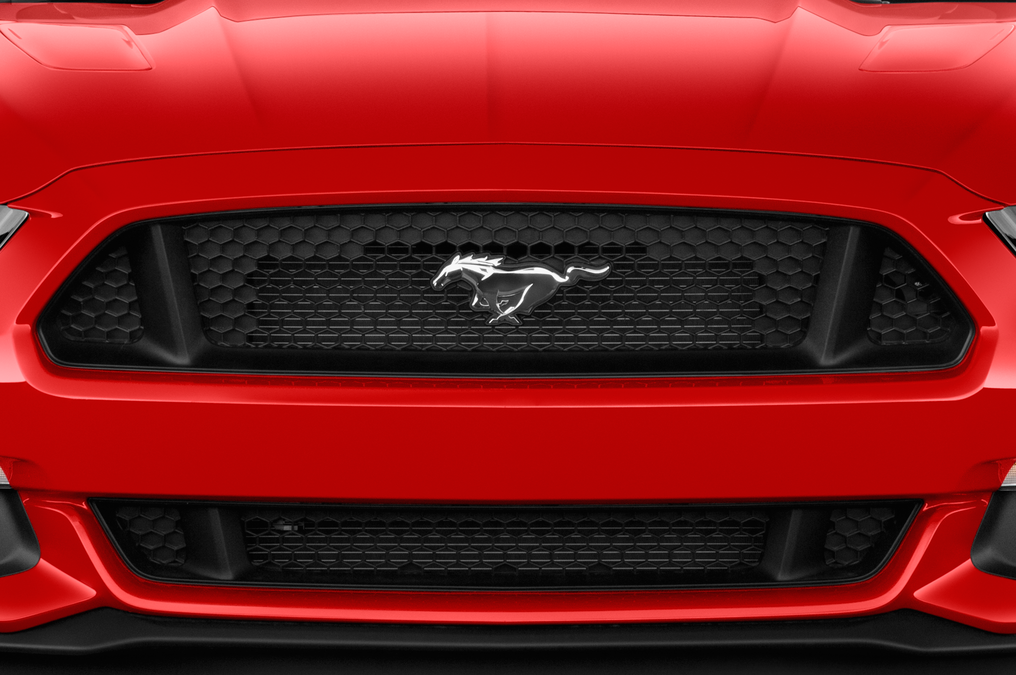 17 Ford Mustang Gt Premium Coupe Grille 1 The Mustang Source