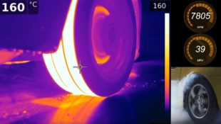 Like Burnouts? Watch One Through a Thermal Camera