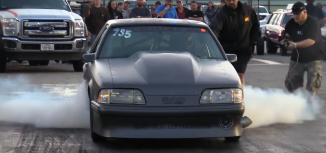 No-Prep Track Proves Too Slick for Powerful Mustang