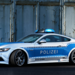 Modded Mustang Police Car Leads German Parade