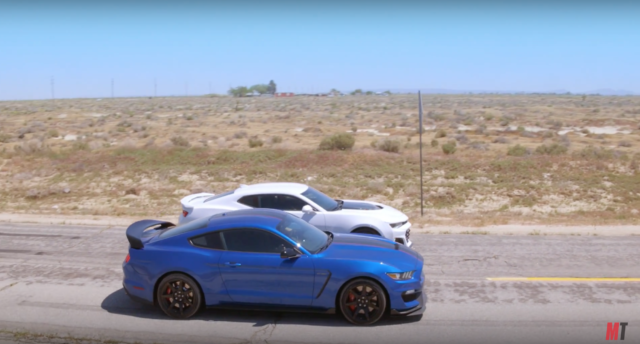 Ford Shelby Mustang GT350R, Chevrolet Camaro ZL1