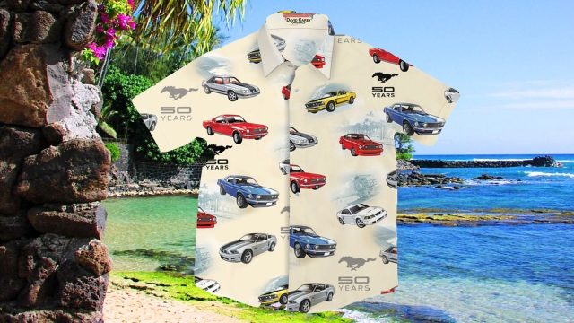 Top 5 Ford Mustang-Themed Hawaiian Shirts for Father’s Day