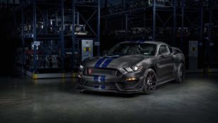 This is what a Shelby GT350R looks like once SpeedKore replaces its body with carbon fiber.