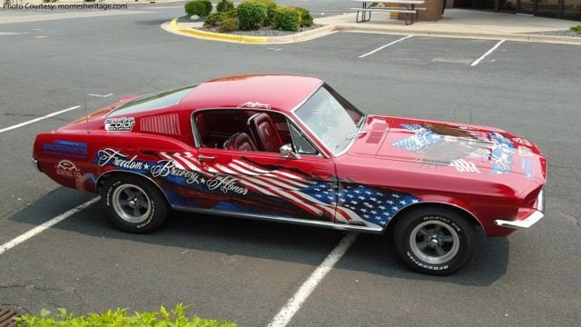 Patriotic Mustang Fastback Just in Time for the Fourth of July