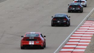 Mustang Shelby GT350s On Track