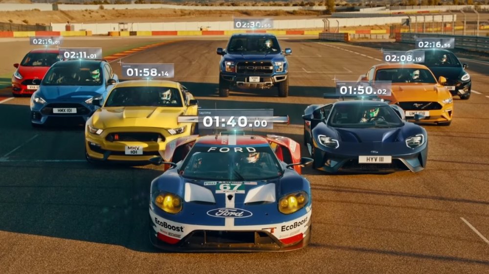 Ford Performance Vehicles with Lap Times