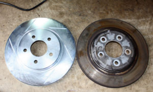 Another Mustang GT brake rotor comparison