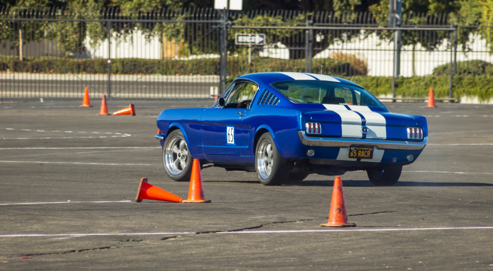 1965 Mustang AutoX Hard Turn Rear