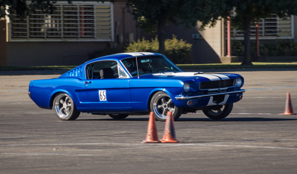 1965 Mustang AutoX Hard Turn Front