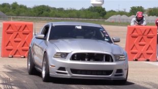 Watch a Monster of a Coyote Mustang Hit 200 mph