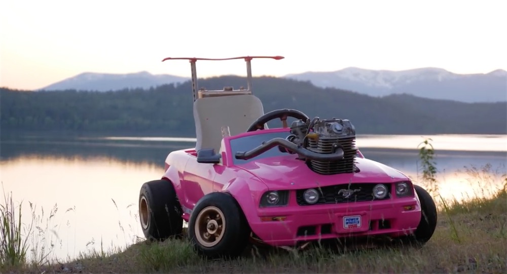 Honda-powered Barbie Mustang