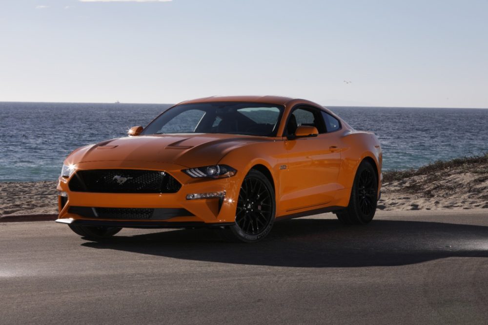 2018 Mustang in Orange Fury - J.D. Power