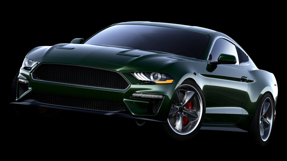 Steve McQueen Bullitt Mustang Front