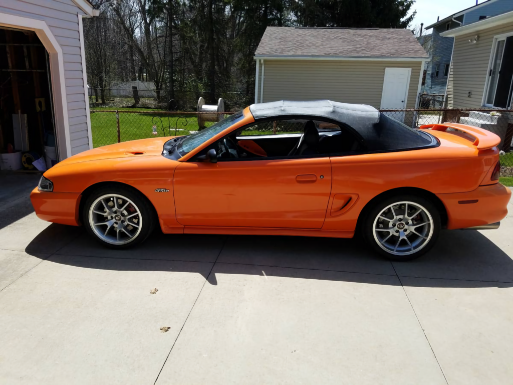 Tangerine Mustang GT Convertible Perfect Summer Cruiser 