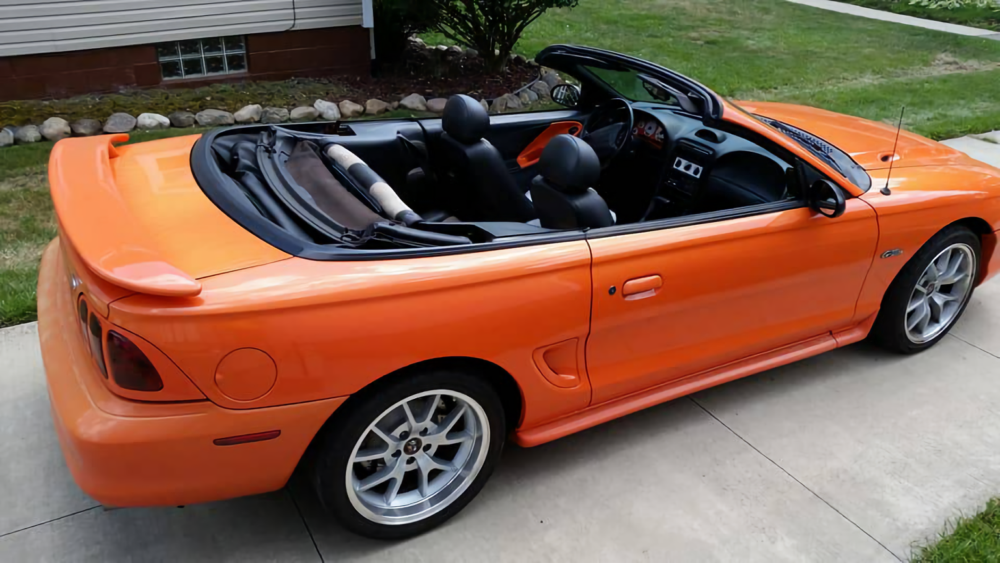 Tangerine 1996 Ford Mustang GT