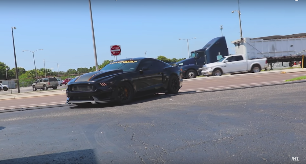 The 700+ horsepower Procharged Beast before a dyno run.