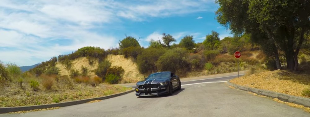 Shelby GT350 Mustang on the Road