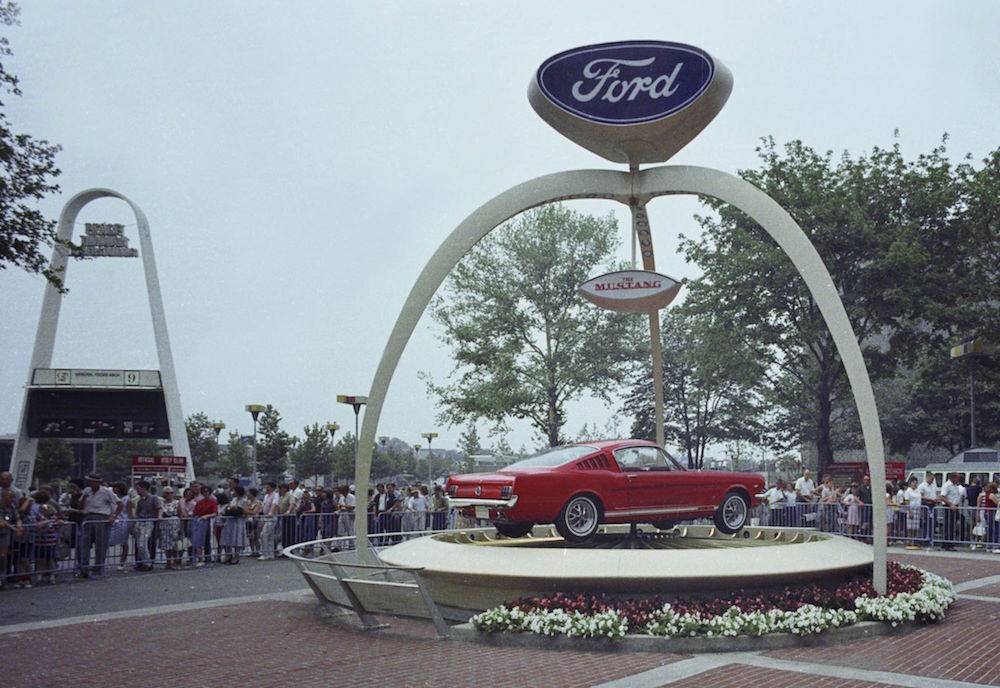 1965 Ford Mustang at the 1964 World's Fair. 