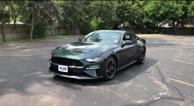 YouTuber channer StangMode testing the 2019 Ford Mustang Bullitt.
